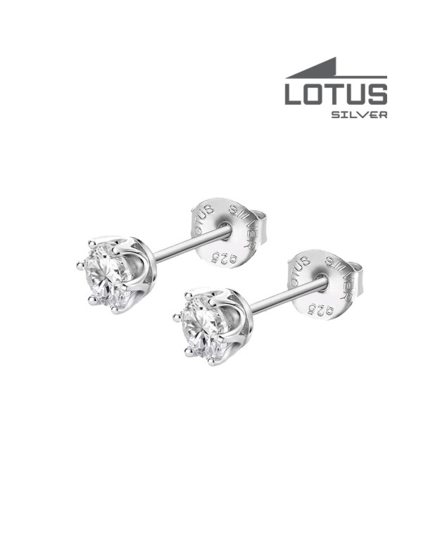 LOTUS SILVER EARRINGS